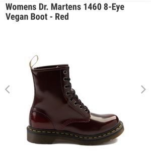 Dr Martens 1460 Vegan Red Boots